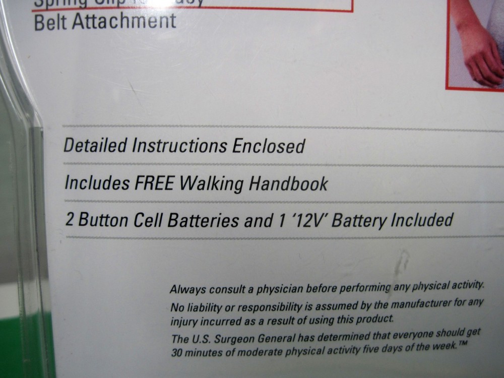 Sportline 082 02 0525 Multi-Function Walking Shop Pedometer