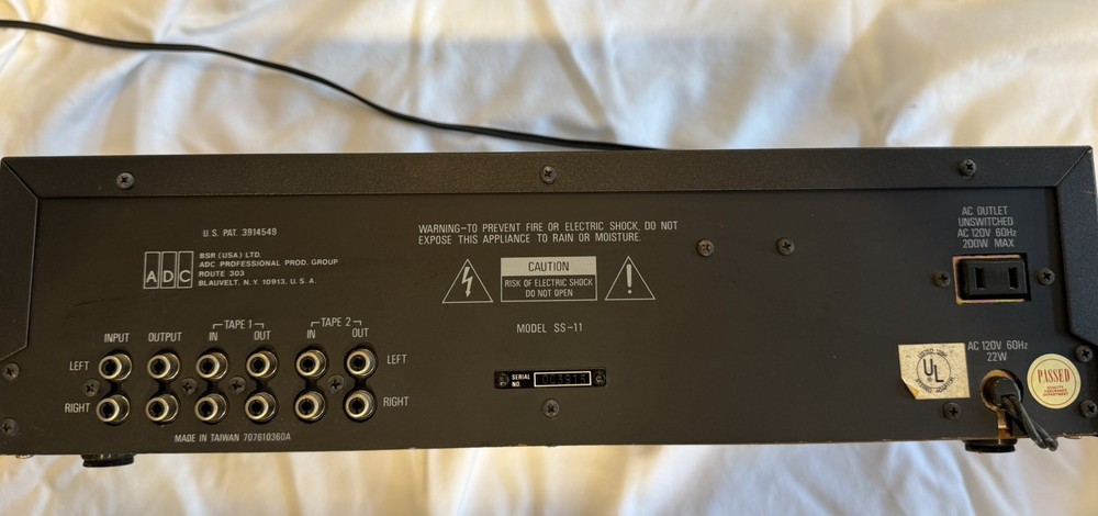 ADC Sound Shaper Eleven Stereo Frequency Equalizer SS-11