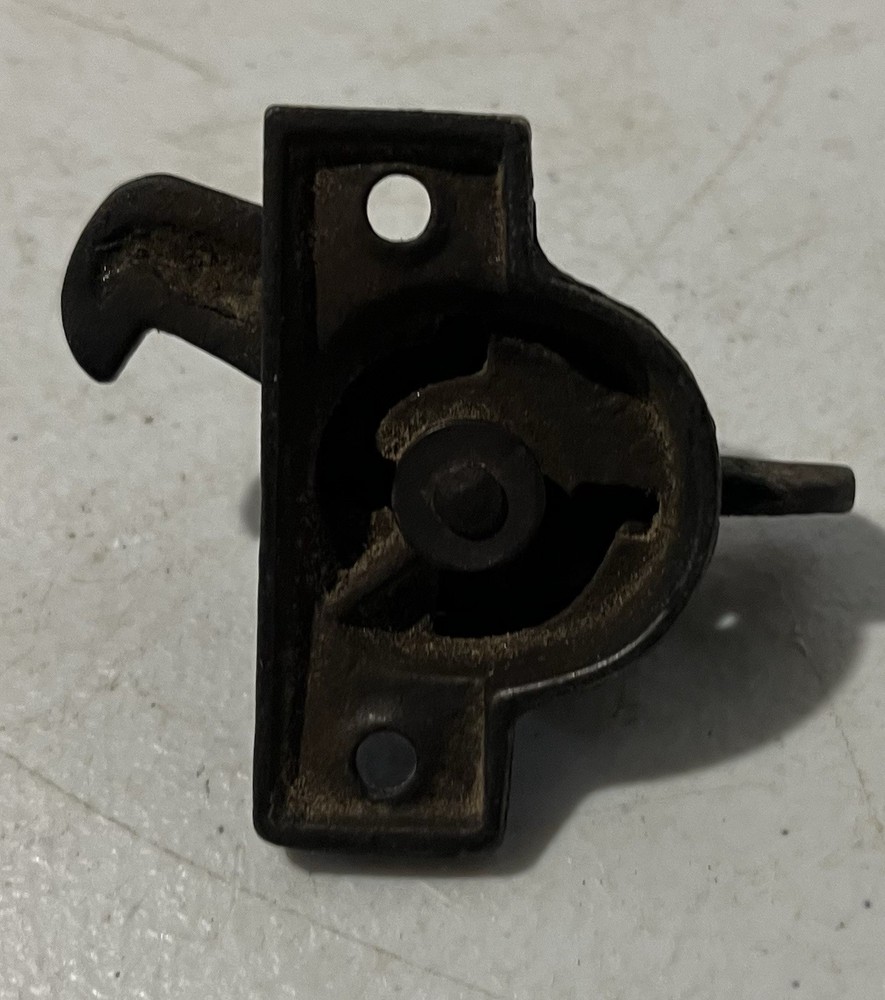 Antique Victorian Cast Iron Window Lock