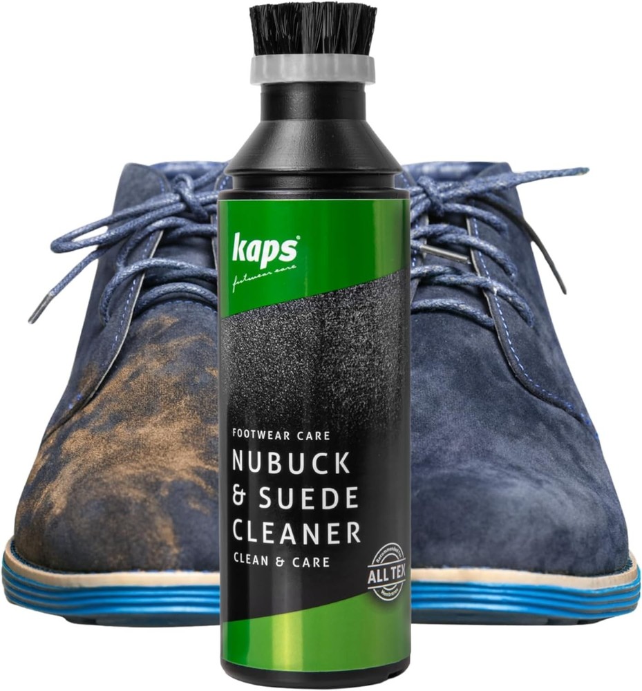 Effective Nubuck & Suede Cleaning Solution with Brush - 75ml, Neutral Shade