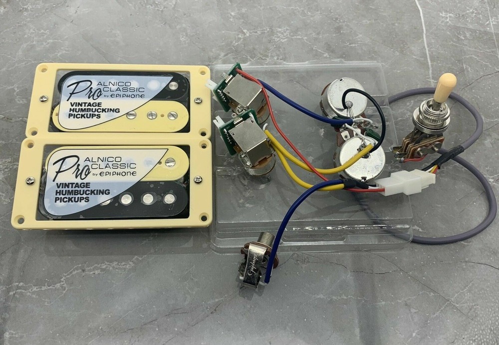 Humbucker-ProBucker and Push/Pull cable Zebra