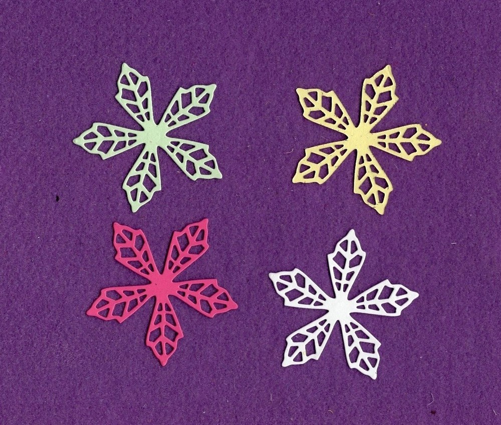 FLOWER # 41 die cuts scrapbook cards