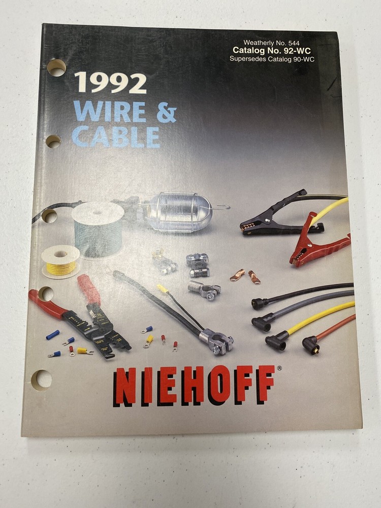 Niehoff 1992 Wire & Cable Catalog