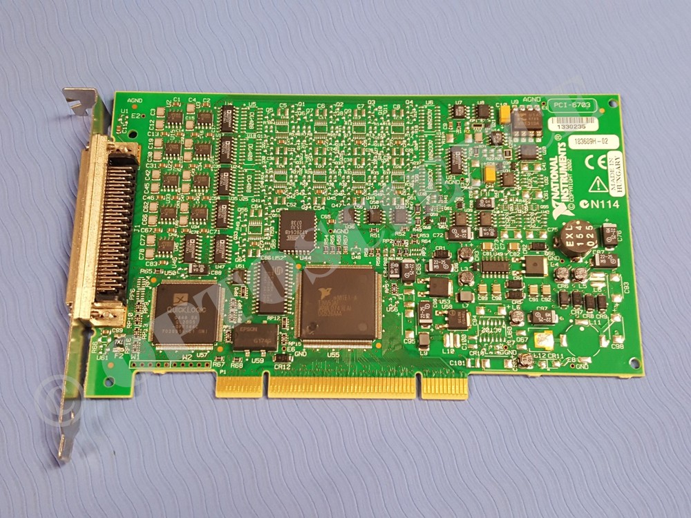 National Instruments PCI-6703 NI DAQ Card, Analog Output, 16 bit