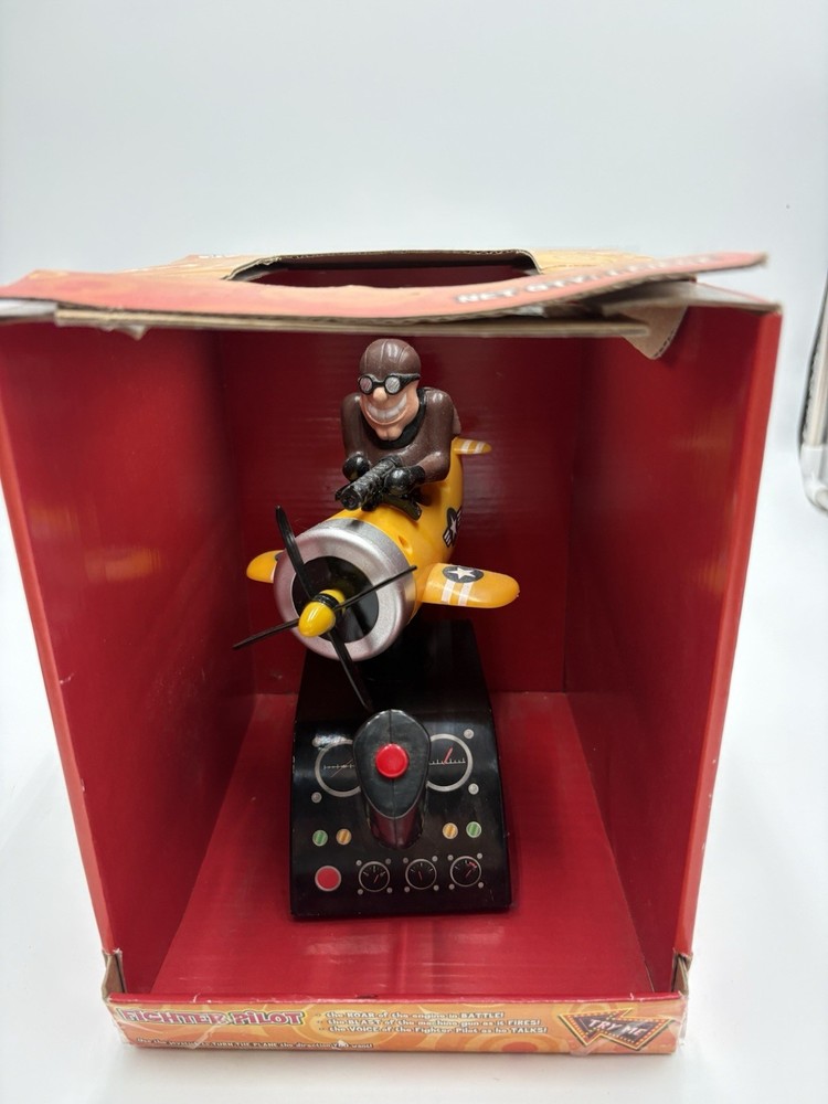 Spencer's Fighter Pilot Interactive Desktop Joystick Toy-Untested Never Used