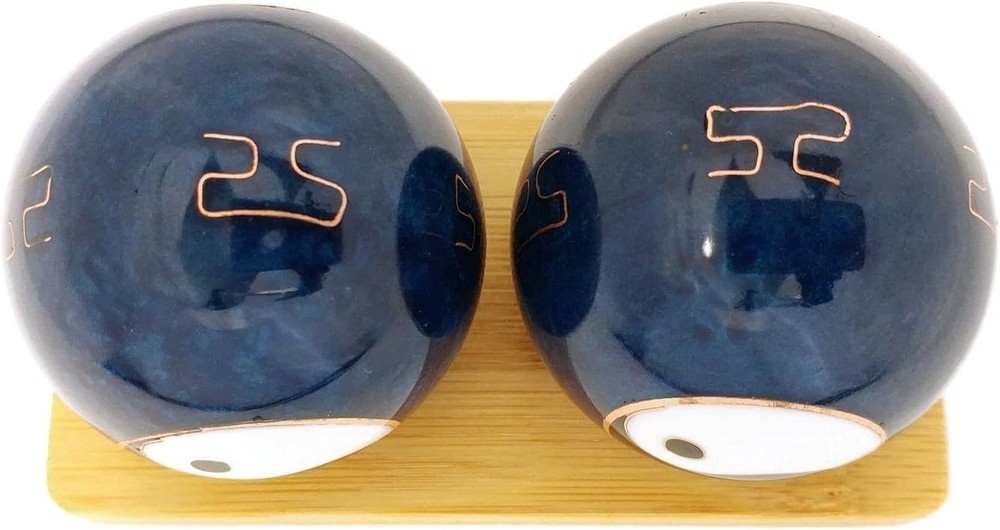 Balls with Bamboo Stand (Small 1.4 Inch)