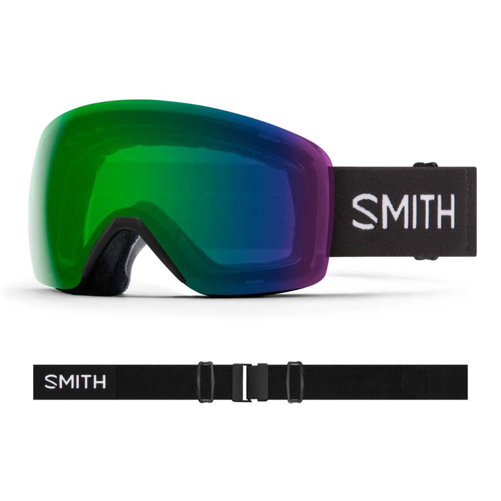 Smith Skyline Goggle 2026-Black w/ CP Everyday Green Mirror