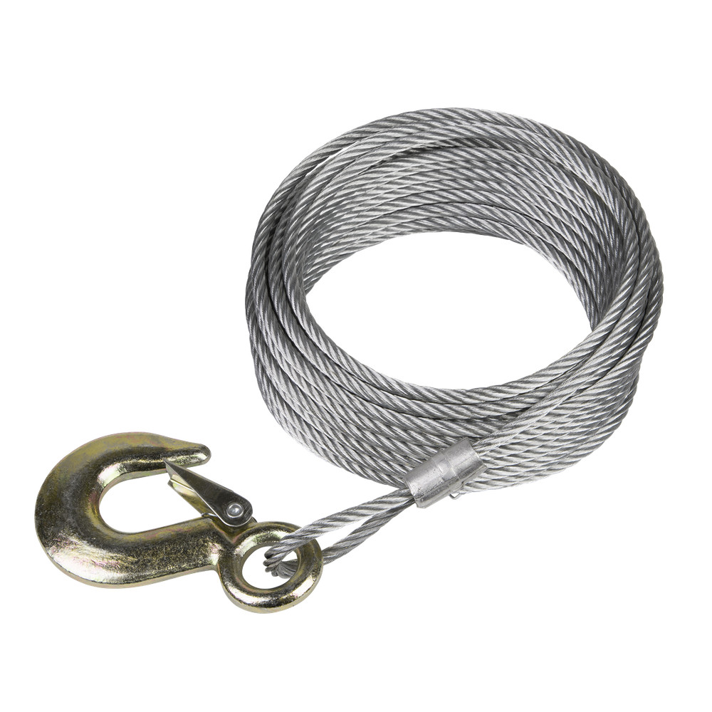 Winch Cable 540kg 10m - Sealey GWEC12 New