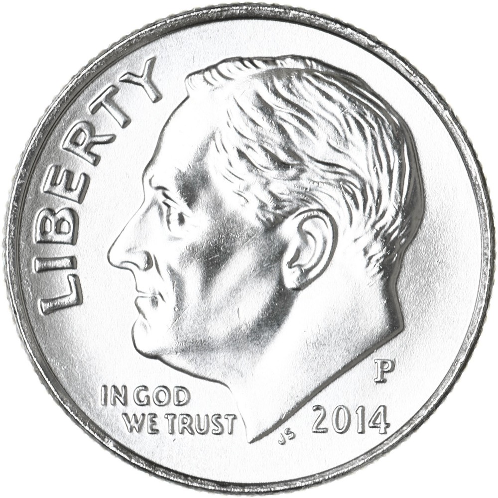 2014 P Roosevelt Dime BU US Coin