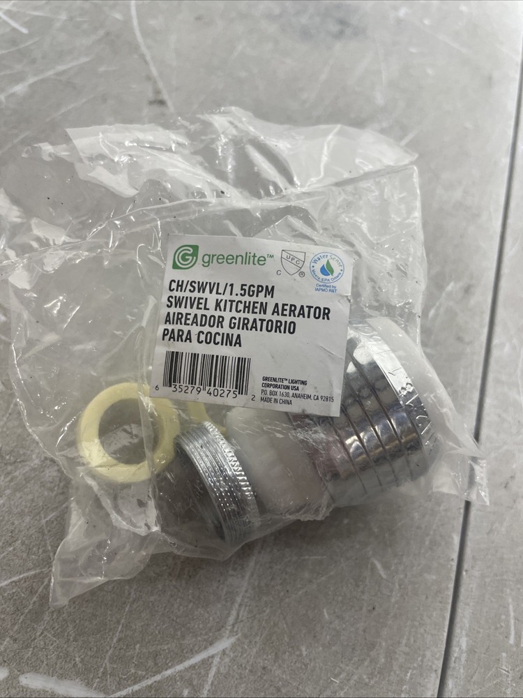 Greenlite, CH/ Lever/ 1.5GPM, Water Saving Aerator