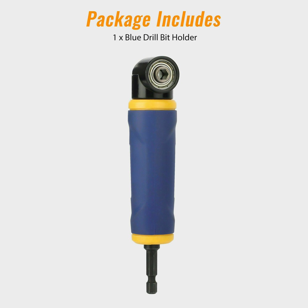 90 Degree Right Angle Extension Screwdriver Socket Adapter Drill Attachment Tool