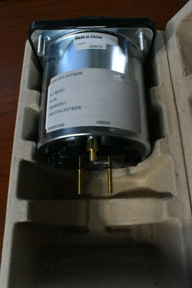 Yokogawa 103111FA-FA7/KSW Panel Meter 0-150 Degrees C