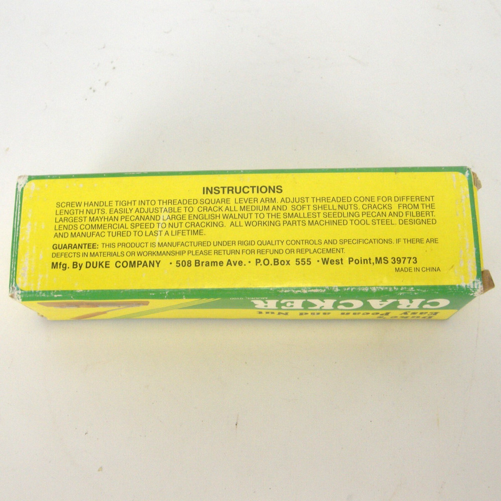 Duke's Easy Pecan and Nut Cracker NOB