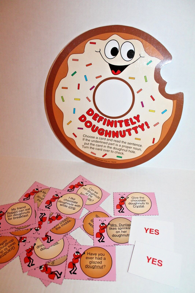 Proper Nouns Educational Game Language Arts Center Activity Grades 2-3