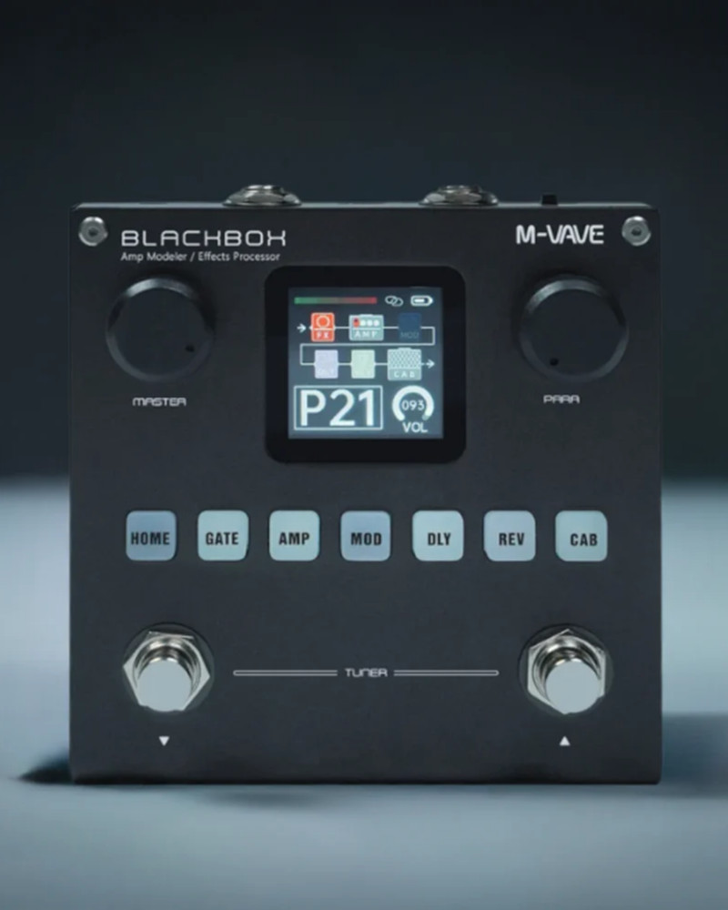 M-Vave BLACKBOX Guitar / Bass AMP Modeler Multi-Effects Processor, Rechargeable