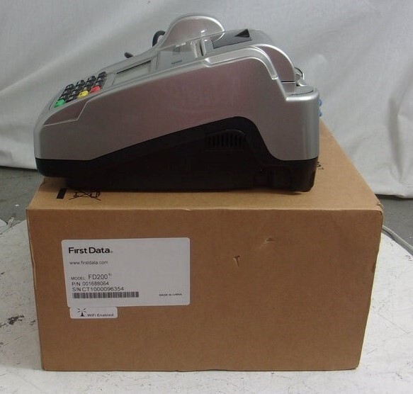 First Data FD200Ti 001688064 Credit Card Check Reader Terminal