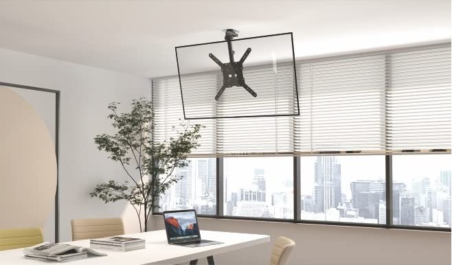 Ceiling TV Mount Flip Down Adjustable 23 to 55 Inch TVs