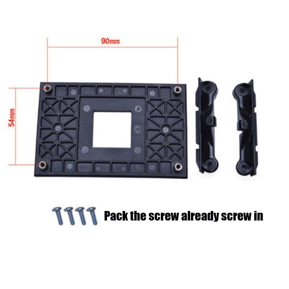2PCS For AMD AM4 B350 X370 Socket CPU Cooling Mounting Bracket & Bracket Base