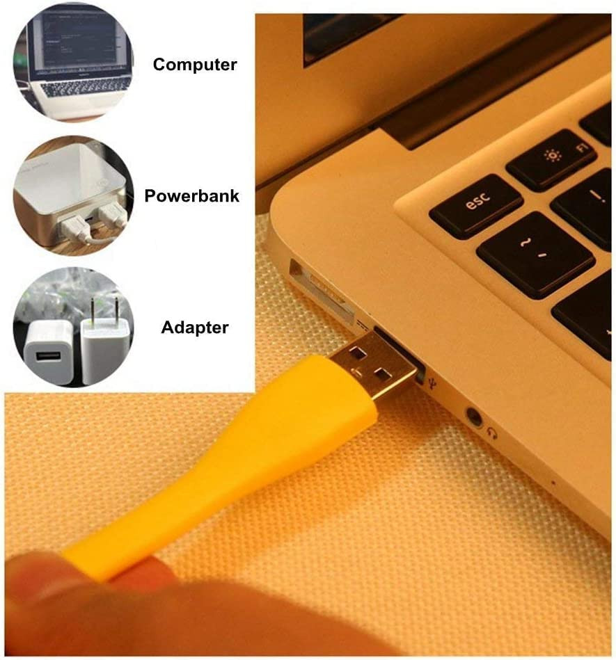 Mini USB Light For Keyboard Flexible USB Laptop Light Adjustable USB Lamp 10Pack