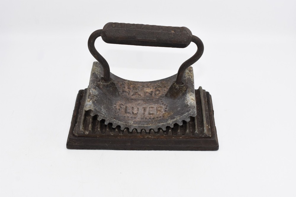 Antique Cast Iron Geneva Hand Fluter 1866