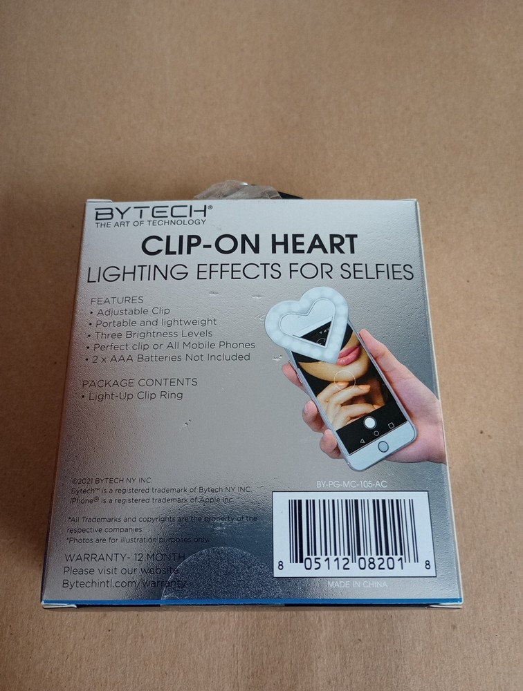 Phone Light Clip Star Lighting Effect For Selfies 2AAA Not Included