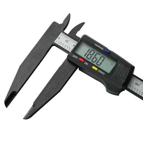 Digital Caliper 0-8" Measuring Tool, Micrometer Caliper with Auto 8" Plastic