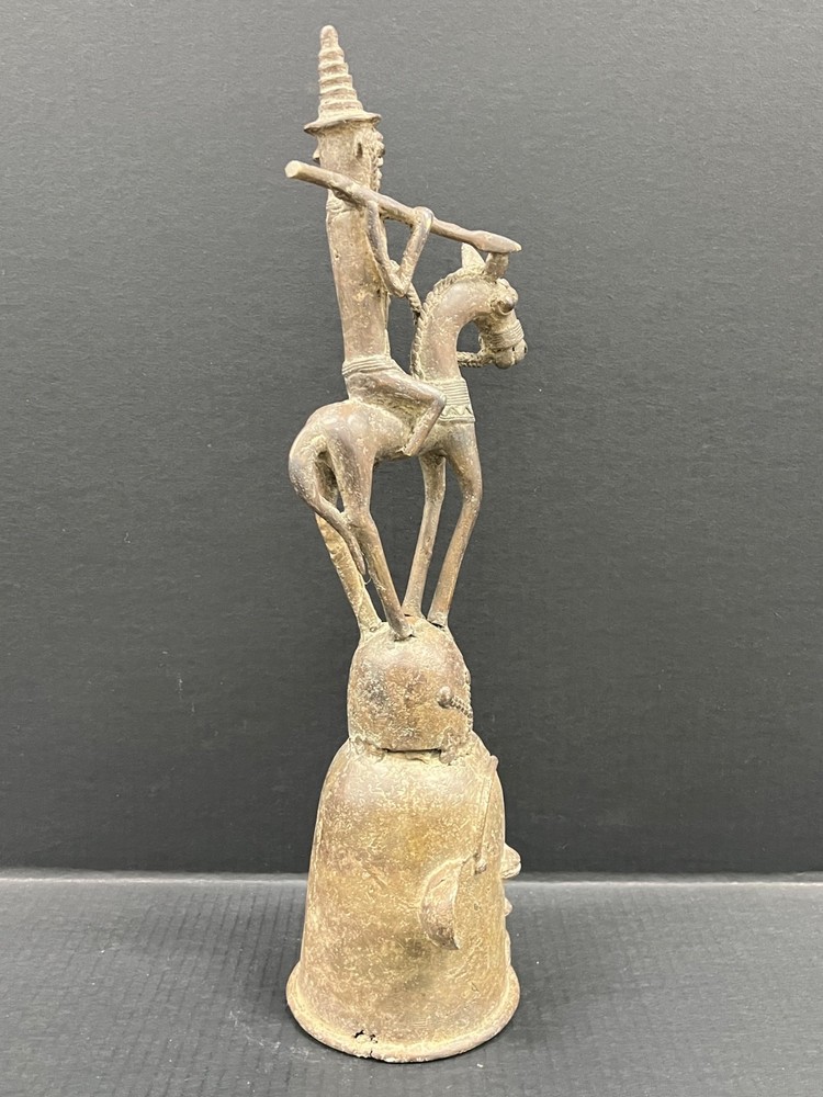 AFRICAN ART CHAD BRONZE BELL