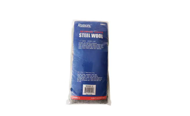 Grade #0 Medium Fine Steel Wool Pads (12-Pack)