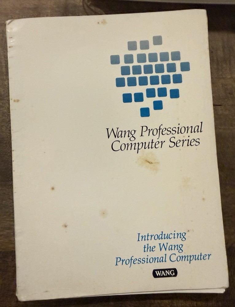 LOT 5 Wang Professional Computer Series BASIC LANGUAGE USER'S GUIDE TROUBLESHOOT