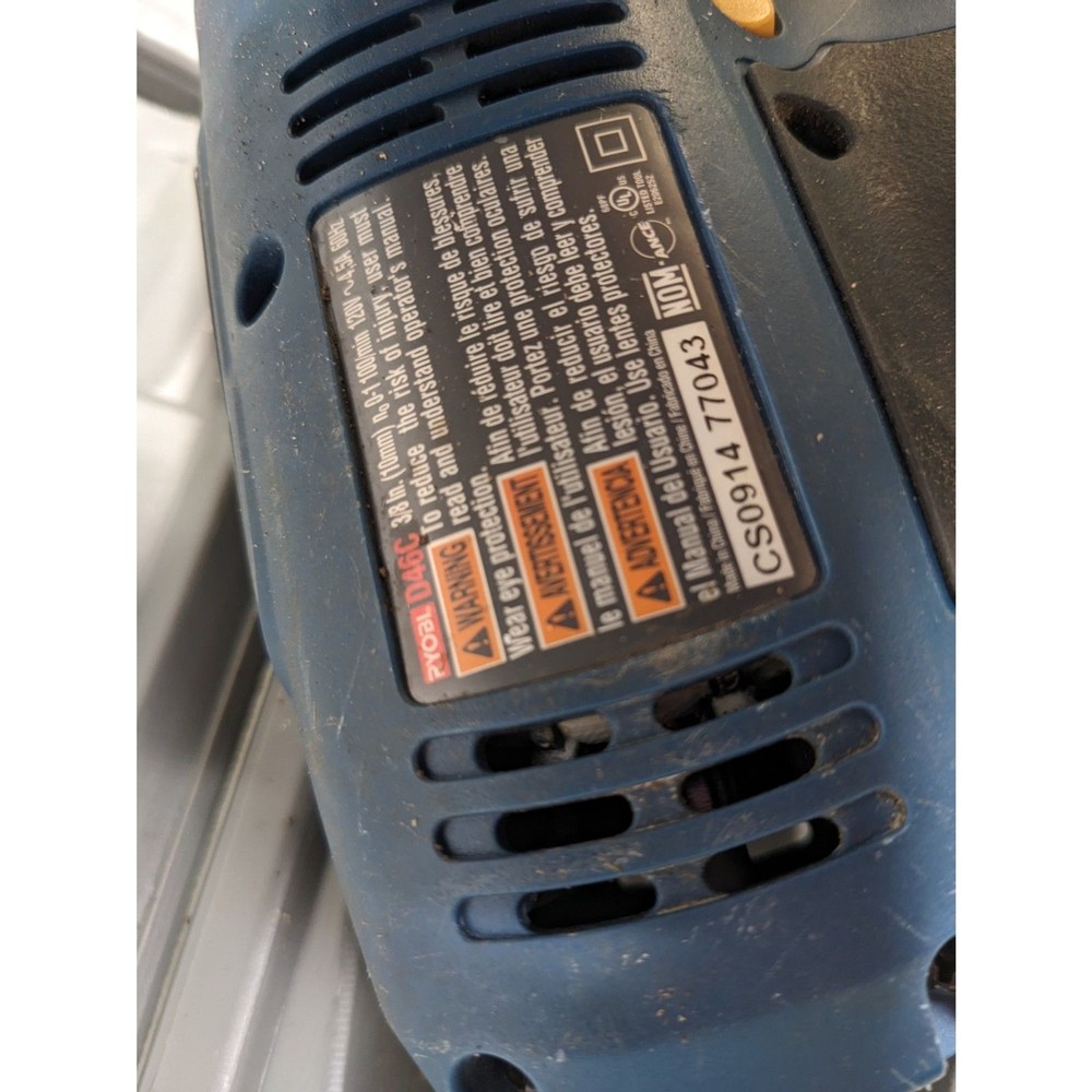 Ryobi D46C Wired/Corded Power Drill with Carrying Case