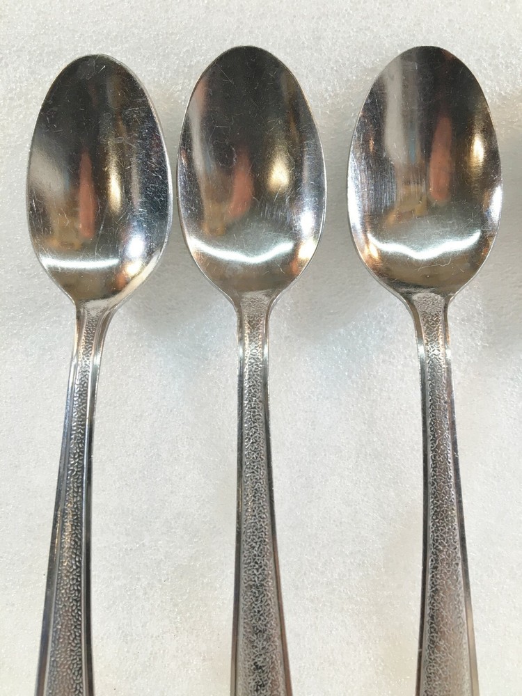 World Tableware SAND PEBBLES 3 Teaspoons & 1 Sugar Spoon