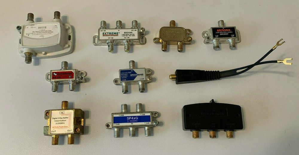 Misc Coax Splitters, Switch and adapter