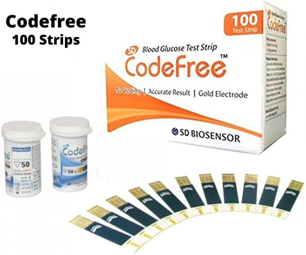 SD Codefree Blood Glucose Test Strips