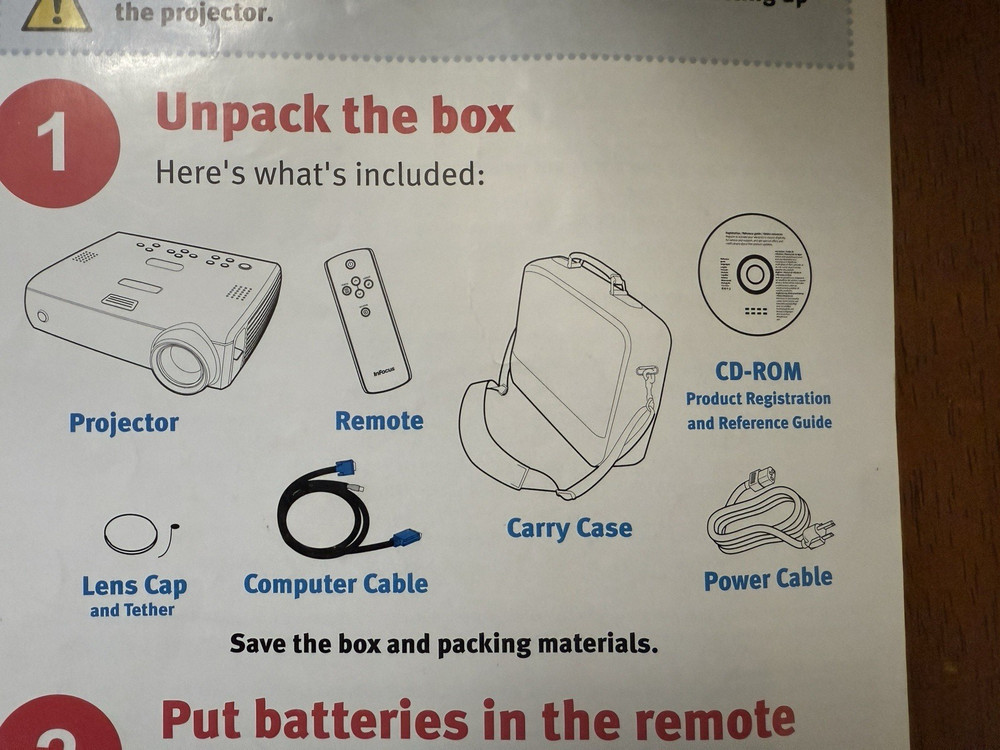 ASK PROXIMA C175 C185 Projector
