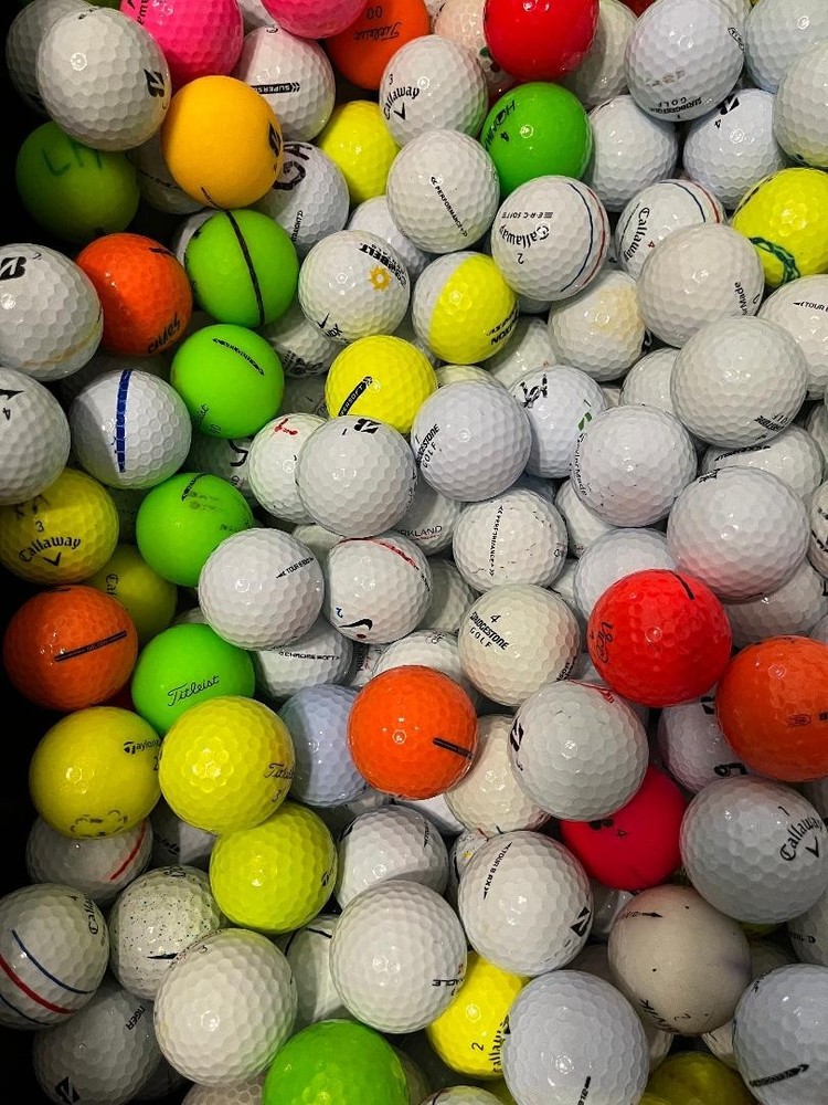 100 Assorted Practice Mix Used Golf Balls