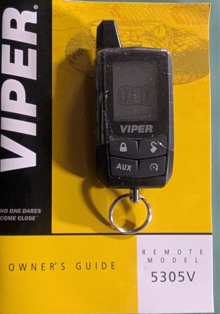 Viper Refurbished 5305V 2 Way Car Alarm Security & Remote Start System