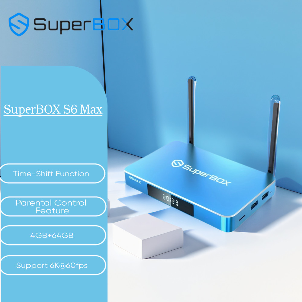 SuperBox S6 Max Ultimate Streaming Device Authorized Distributor Fast Shipping⚡️
