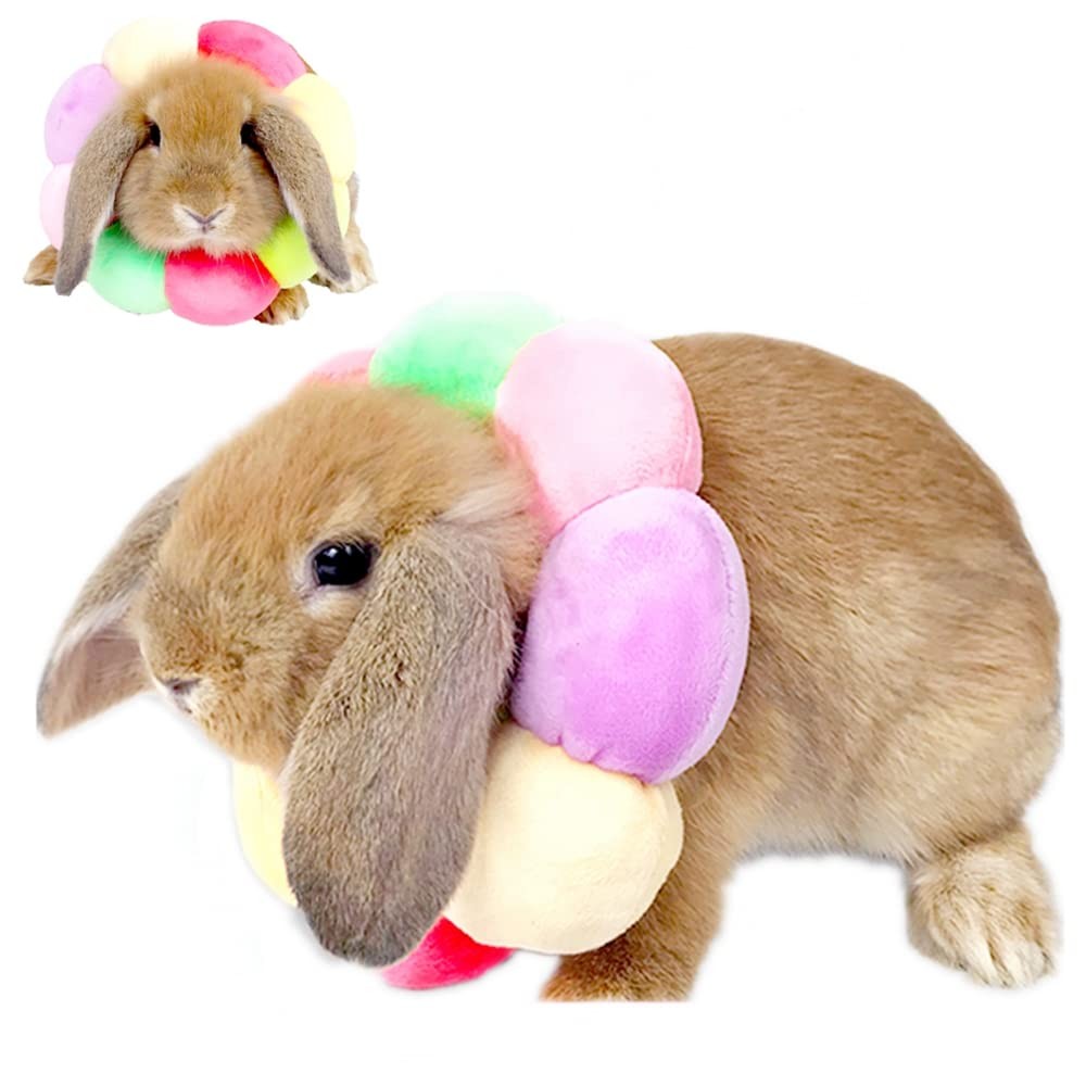 Adjustable Rabbit Protection Cone Collar,Soft Pet Recovery Collar for Rabbit/...