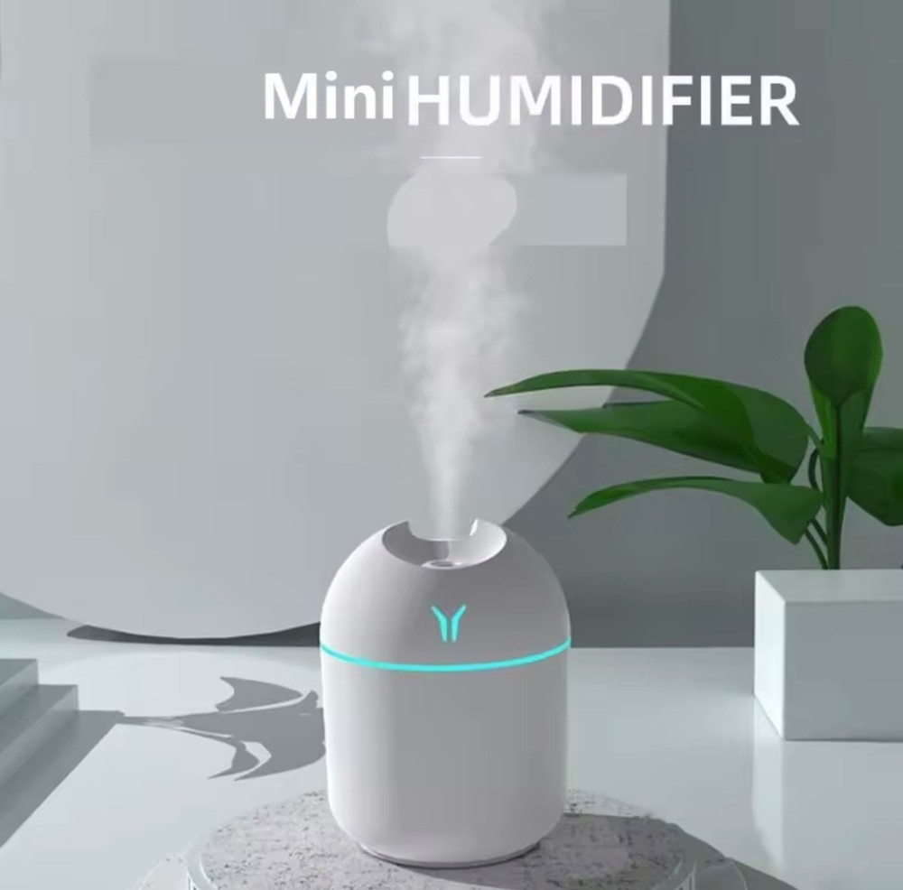 Mini USB Portable Air Humidifier Aroma Diffuser LED Mist Maker Quiet Home Office