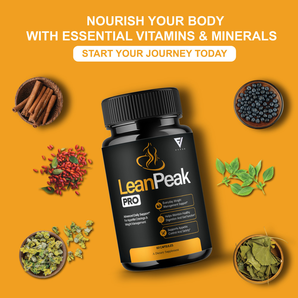 (5 Pack) Lean Peak Pro Capsules, LeanPeak Daily Formula Support (300 Capsules)
