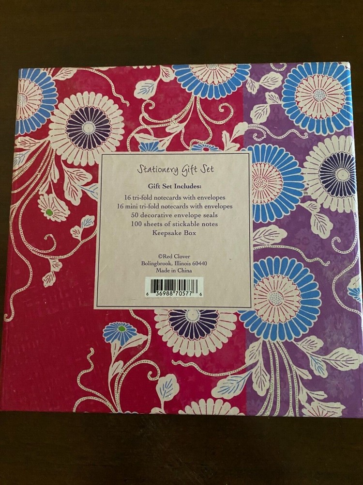 Red Clover Stationary Gift Set