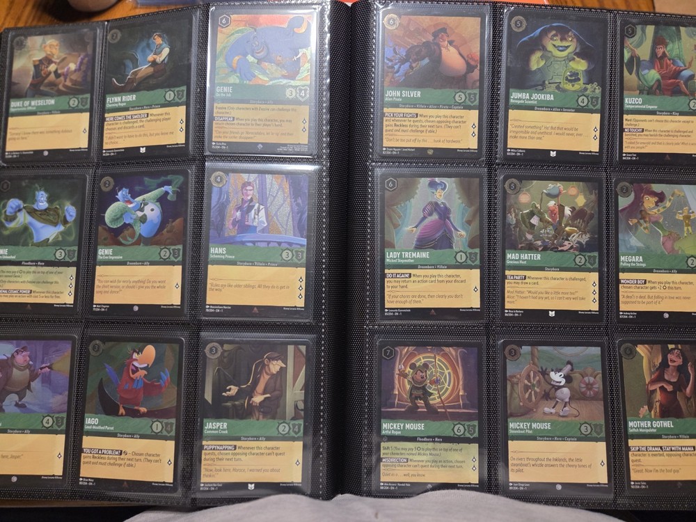 Disney Lorcana The First Chapter Complete Master Set Regular & Cold Foil Lot