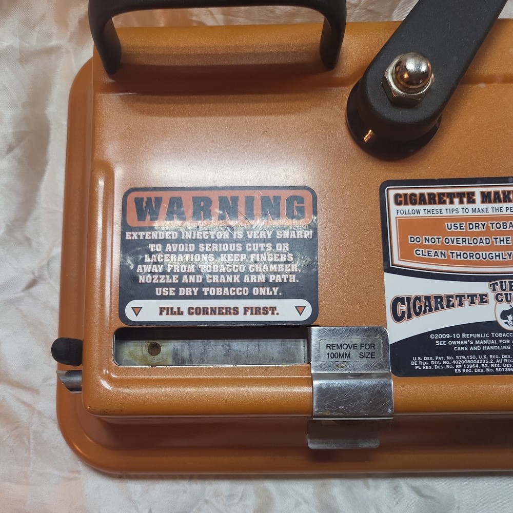 Tube Cut Tabletop Cigarette Making Machine Injector 100's & King Size