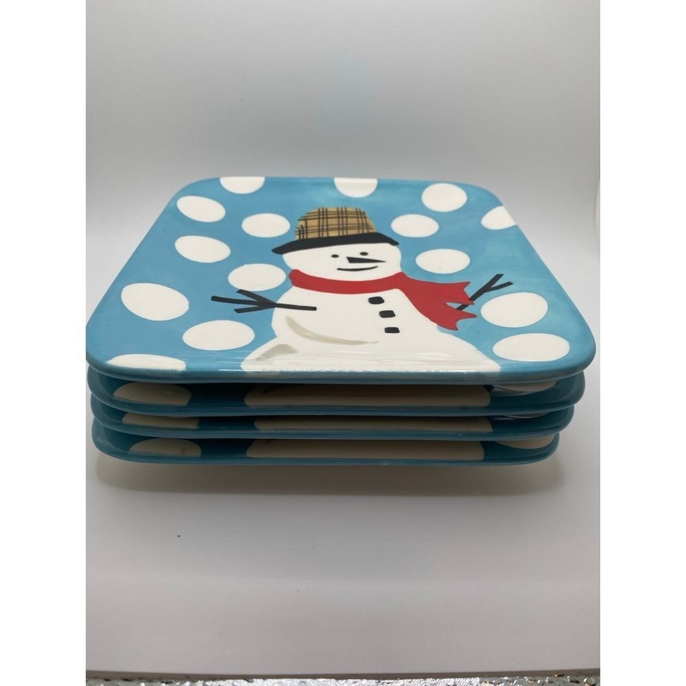 Snowman plates