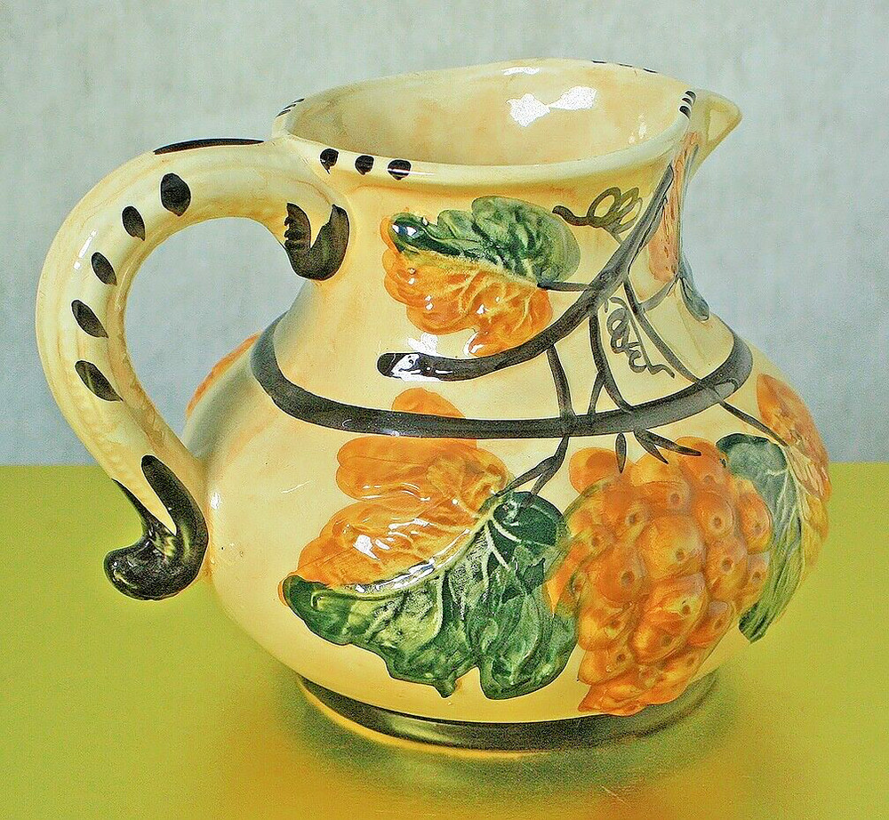 IL FALCO Hand-Painted Ceramic Pitcher