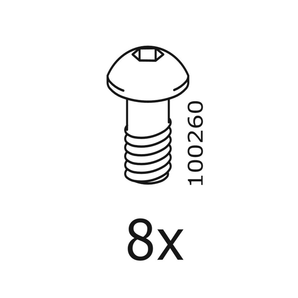 8 IKEA Screws Part # 100260
