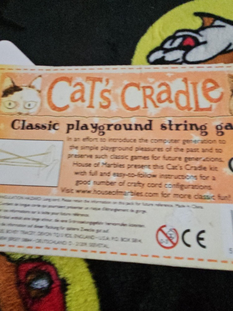 Cat's Cradle String Game - w Instructions