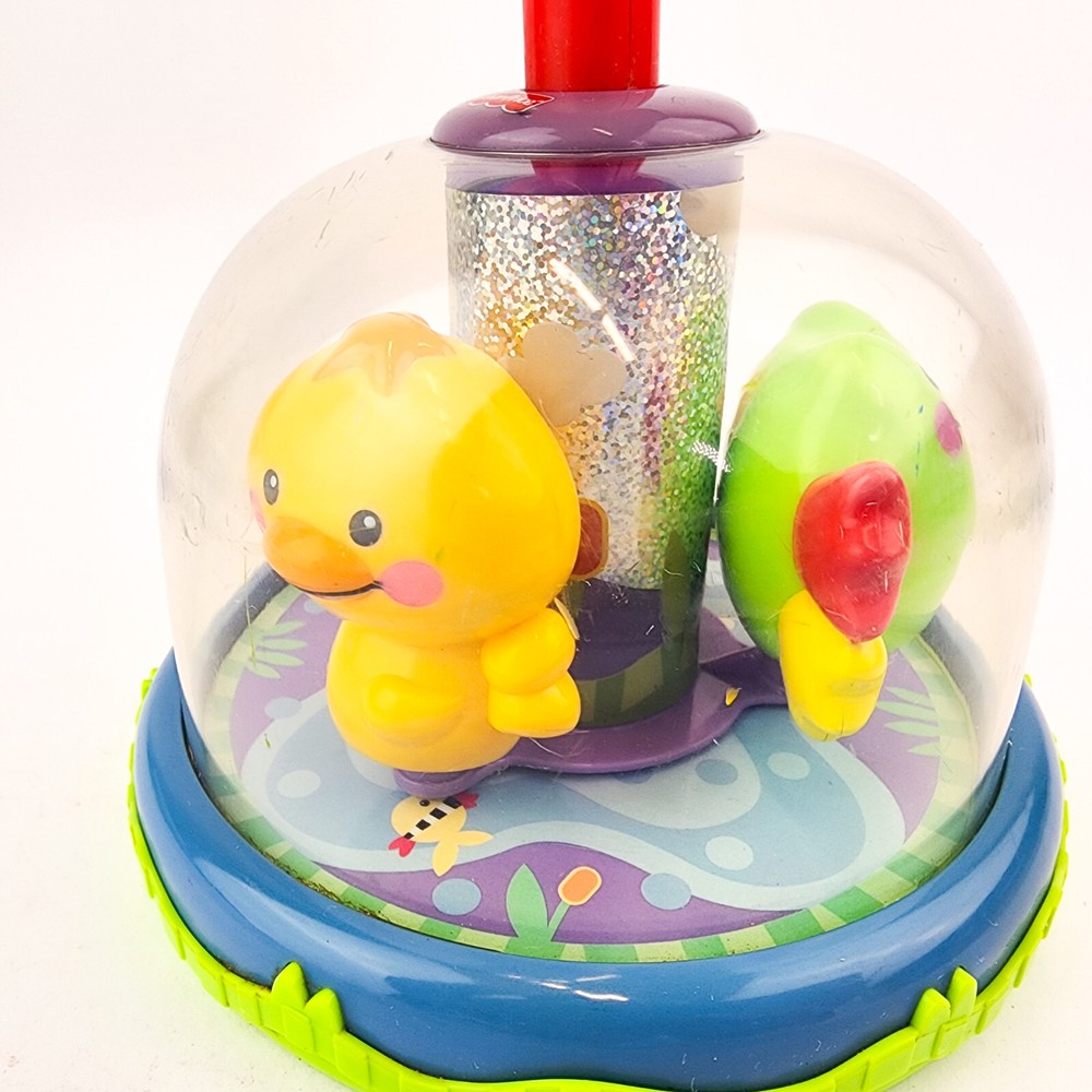 Fisher Price Push & Spin Friendly Firsts Carousel Classic Developmental Toy