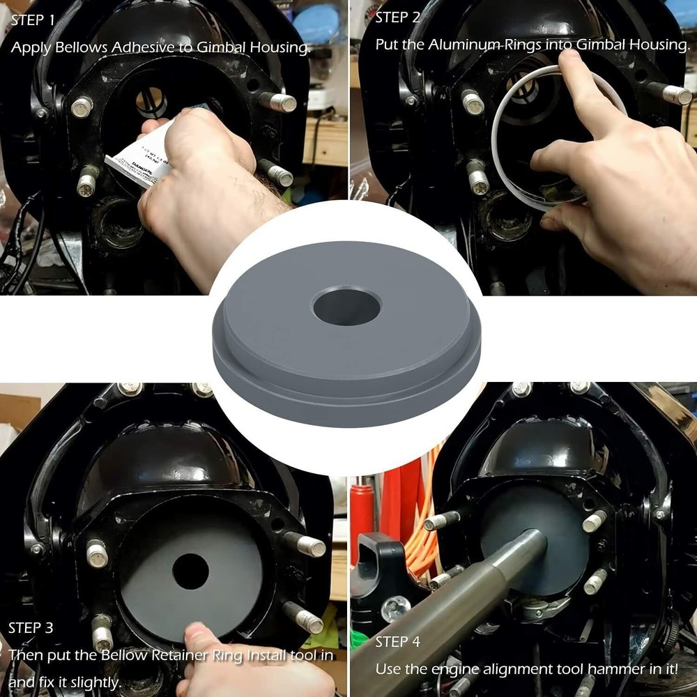 Bellow Retainer Ring Sleeve Installation Tool & Hinge Pin Tool for Mercruiser