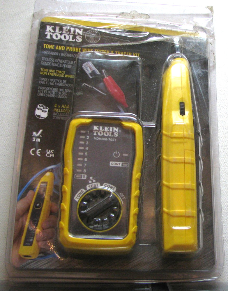 KLEIN TOOLS TONE AND PROBE WIRE TESTER & TRACER KIT